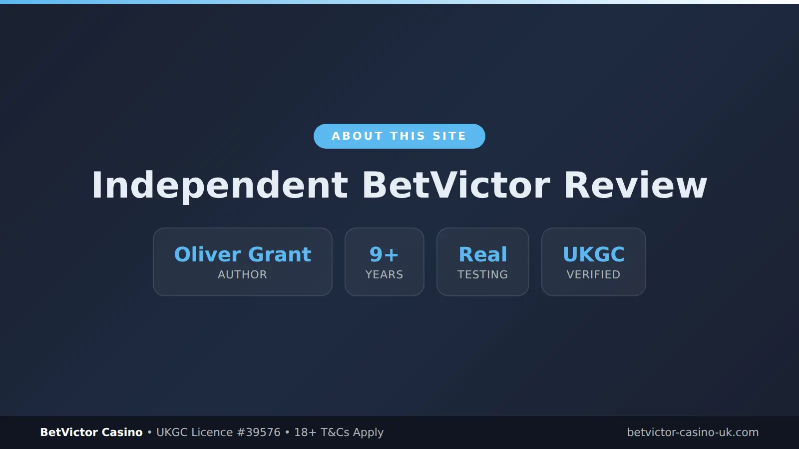 About BetVictor Casino review site